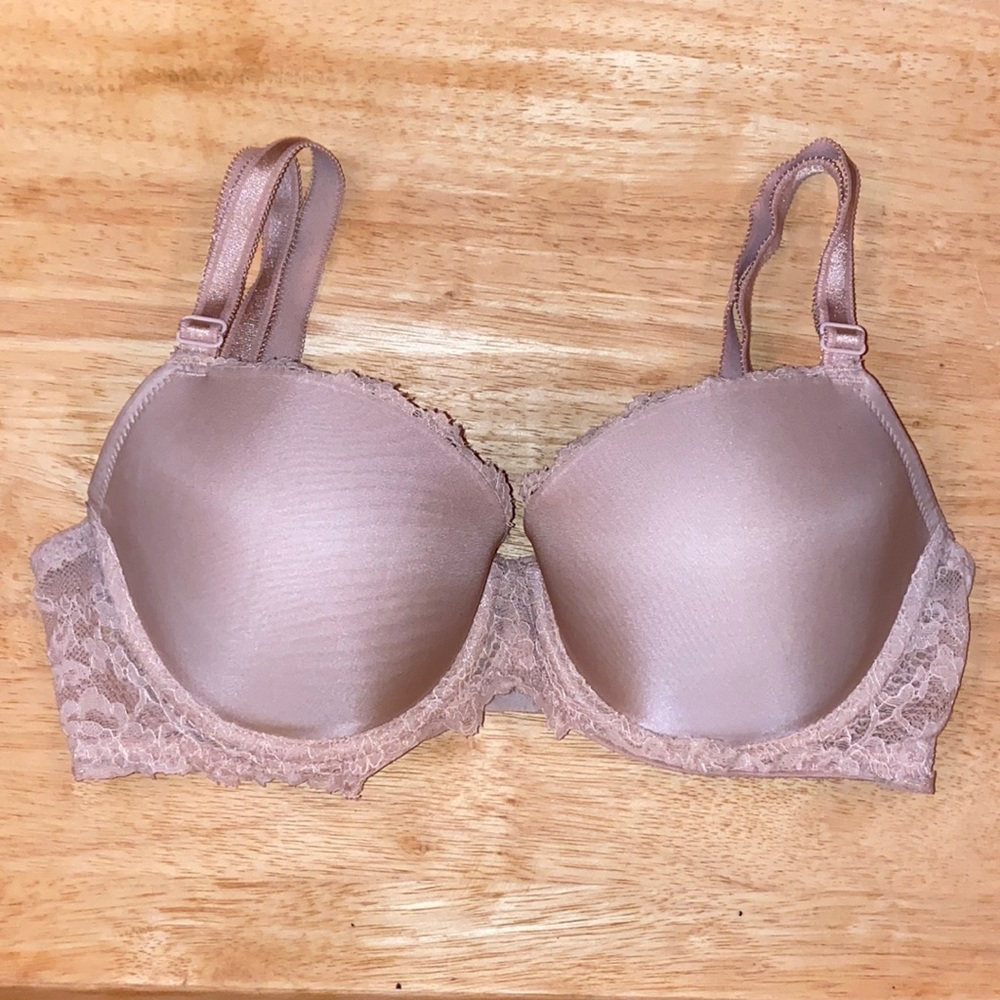 Victoria’s Secret Dream Angels Lined Demi Bra 32DD Nude